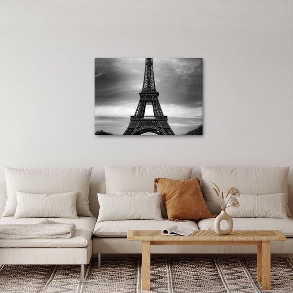 Tablou - Mașină roz în Paris (70x50 cm)