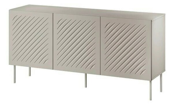 Comoda SIENA, bej, PAL laminat/metal, 151x40x75 cm