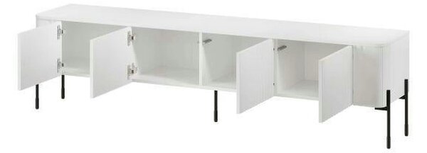 Comoda TV VERA, alb, PAL laminat, 190x40x50 cm