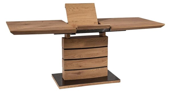 Masa extensibila LEONARDO, stejar, 140/180x80x76 cm