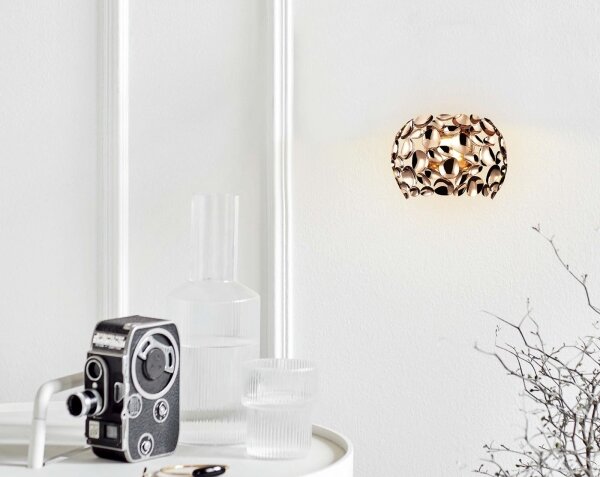 Open Design OR81480 - Aplică de perete CARERA 1xG9/7W/230V, aur roz