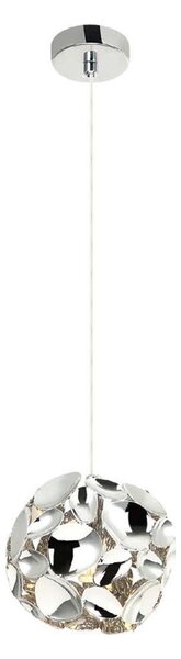Open Design OR80179 - Lustră suspendată pe cablu CARERA, 1xG9/7W/230V, diam. 15 cm, crom lucios