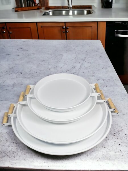 Set Tavi (4 Bucati), Echo items, UnicUtil, Culoarea Alb