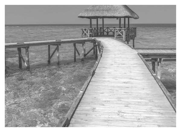 Tablou pe sticlă - Maldive (70x50 cm)