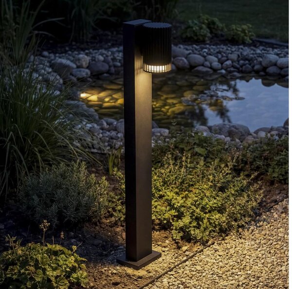Kanlux 46204 - Lampă de exterior RADILO 1x GU10/11W/230V, 50 cm, IP44, neagră
