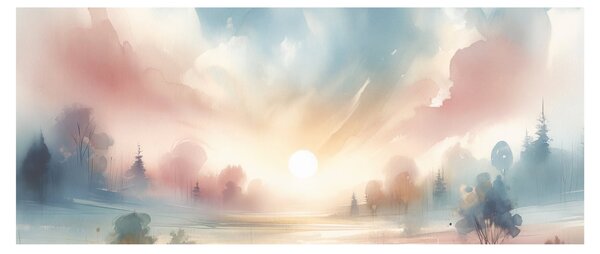 Tablou - Peisaj elegant (120x50 cm)