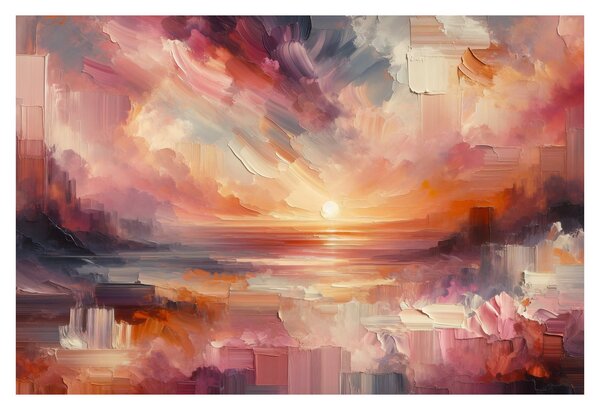 Tablou - Răsărit pictat (90x60 cm)
