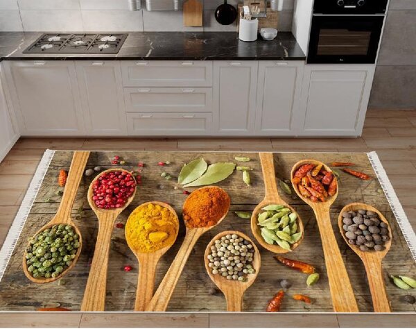 Covor bucatarie antiderapant, Spices Collection, mai multe dimensiuni