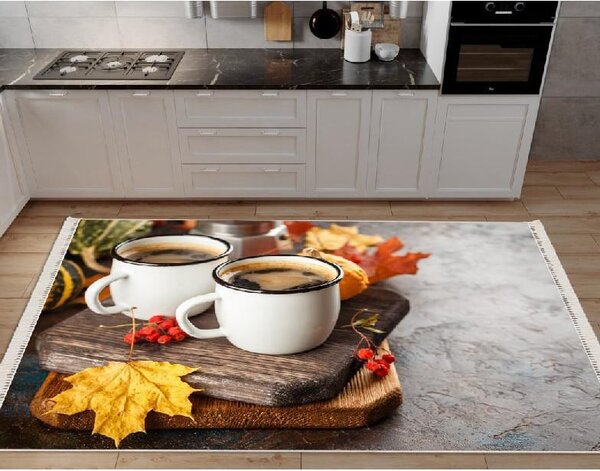 Covor bucatarie antiderapant, Coffee Moments, mai multe dimensiuni