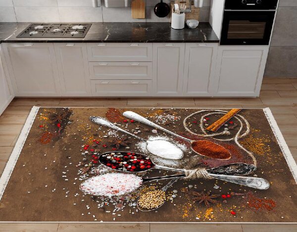 Covor bucatarie antiderapant, Kitchen Spices Mix, mai multe dimensiuni