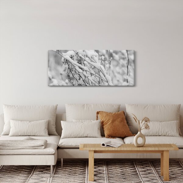 Tablou - Ramuri înzăpezite (120x50 cm)