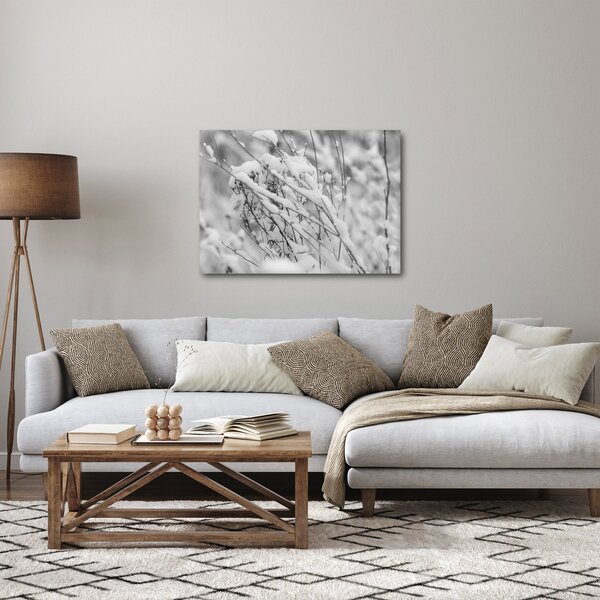 Tablou - Ramuri înzăpezite (70x50 cm)