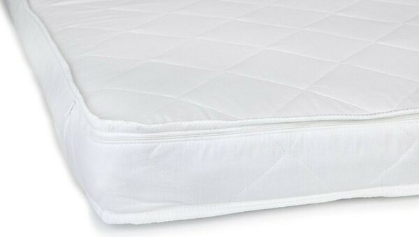 Saltea pentru patut YappyLatex din cocos si latex 120x60x9 cm alb YappyKids