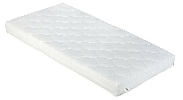 Saltea pentru patut YappyAir din latex si spuma de carbon 120x60x10 cm alb YappyKids