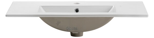 Comad Dance White lavoar 81x40 cm dreptunghiular de blat alb luciu CFP-8009DANCE80DP