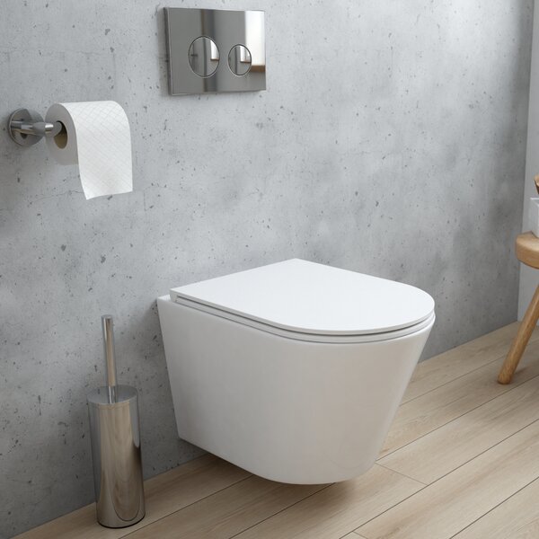 Set vas WC Oltens Jog 42528000, capac WC Oltens Jog 45102000