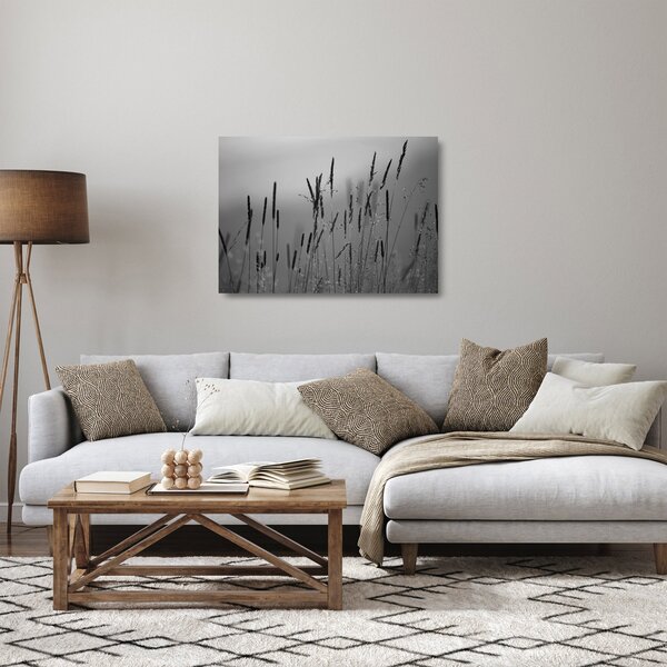 Tablou pe sticlă - Lamele de iarbă (70x50 cm)