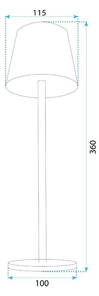 Veioza APP1366-T Brown