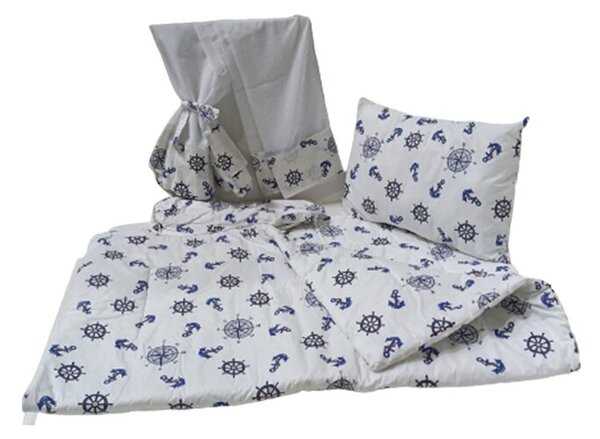 Lenjerie patut 4 piese 160x80 cm Ancore