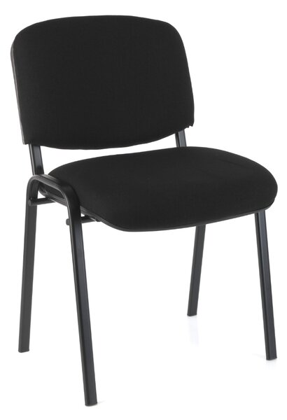 Scaun de conferinta Viva N, picioare negre, negru