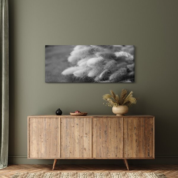 Tablou - iarbă de coadă de iepure pe masă (120x50 cm)