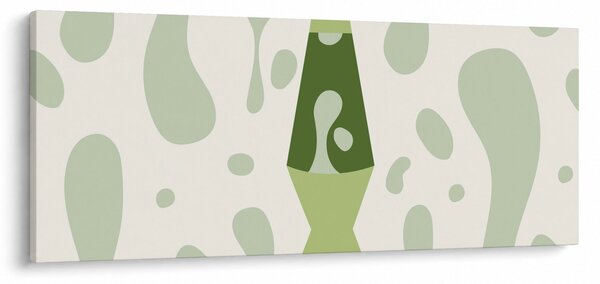 Tablou - Hippies, lampa de lavă (120x50 cm)