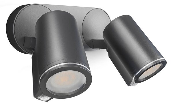Lămpi de exterior STEINEL, Spot Duo SC, Negru, Metal, Modern