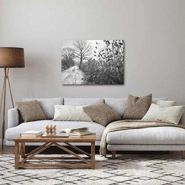 Tablou - Câmpuri în timpul iernii (70x50 cm)
