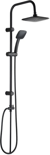 Kuchinox Ondo set de duș perete cu duș de ploaie negru PG770KX