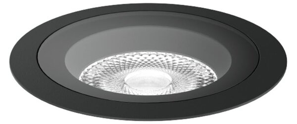 Wever & Ducré Lighting WEVER DUCRÉ Lampă LED de încastrare în pardoseală Blink trim 2.0, negru, Negru, Aluminiu, Modern, Corpuri de iluminat încastrate rotunde
