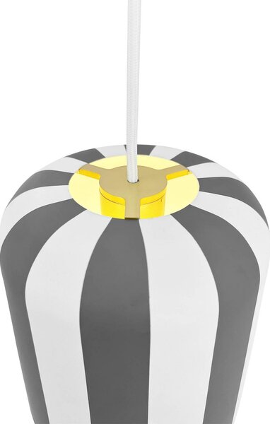 Lustră Pendul Dyberg Larsen, Gry, reglabil, Gri, Camera de zi, Metal, Scandinavă