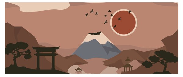 Tablou - Japonia N⁰1 (120x50 cm)