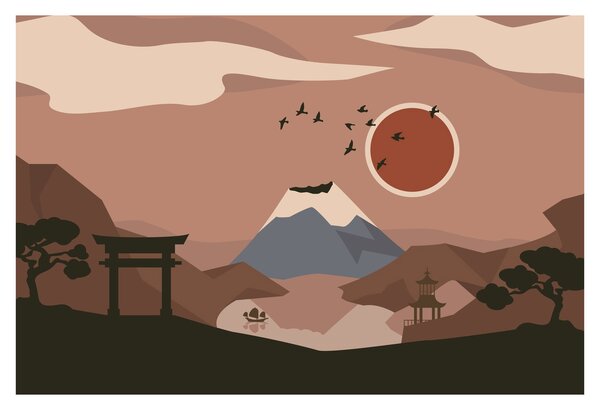 Tablou - Japonia N⁰1 (90x60 cm)