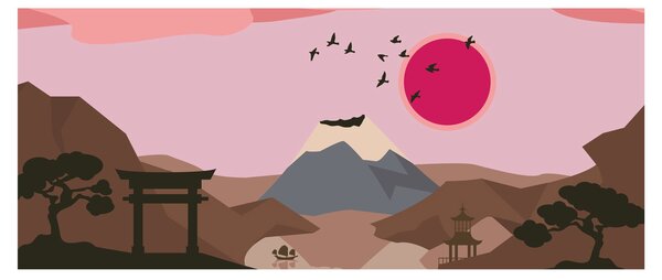 Tablou - Japonia N⁰2 (120x50 cm)