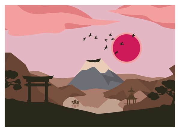 Tablou - Japonia N⁰2 (70x50 cm)