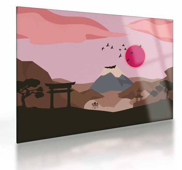 Tablou pe sticlă - Japonia N⁰2 (70x50 cm)