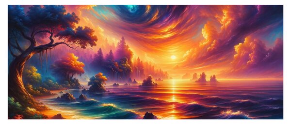 Tablou - Lume magică (120x50 cm)