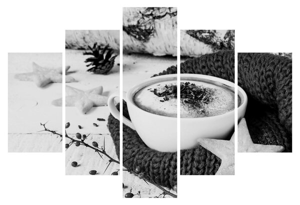 Tablou - Cappuccino de iarnă (150x105 cm)