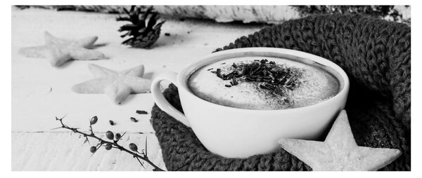 Tablou - Cappuccino de iarnă (120x50 cm)