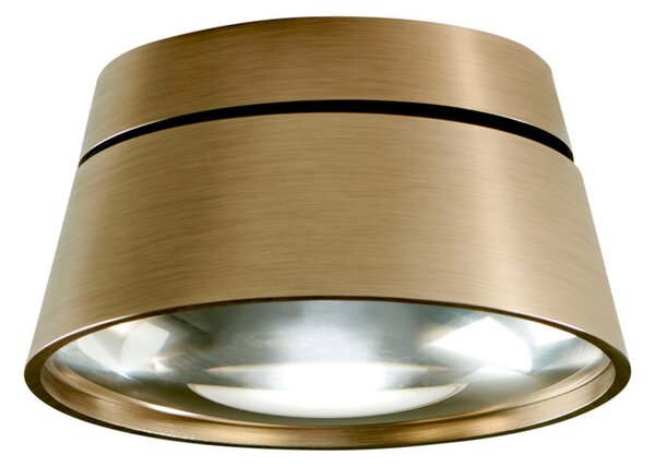 Plafoniere LIGHT-POINT, Vantage 1+, reglabil, Auriu / Alamă, Camera de zi, Aluminiu, Design