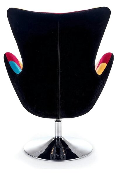 Scaun fluture BUTTERFLY, multicolor/crom, stofa/otel, 76x75x95 cm
