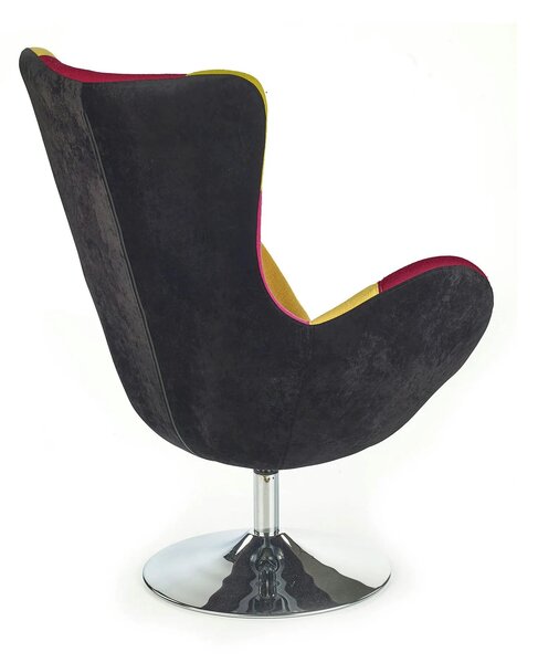 Scaun fluture BUTTERFLY, multicolor/crom, stofa/otel, 76x75x95 cm