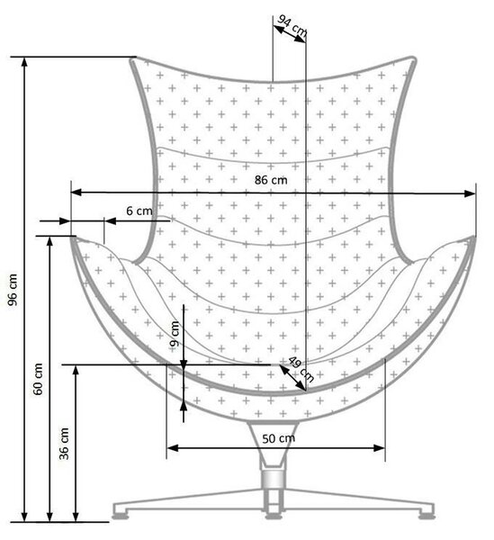 Fotoliu LUXOR, verde/crom, piele ecologica/otel inoxidabil, 86x84x96 c