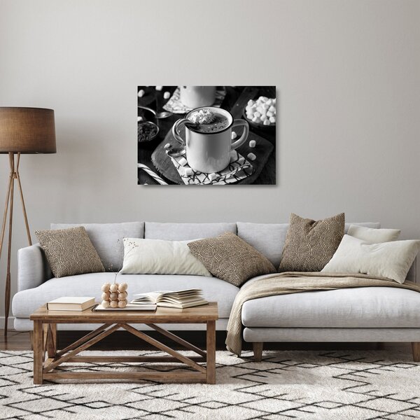 Tablou pe sticlă - Ciocolată caldă de Crăciun (70x50 cm)