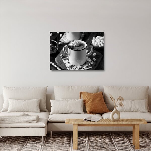 Tablou pe sticlă - Ciocolată caldă de Crăciun (70x50 cm)