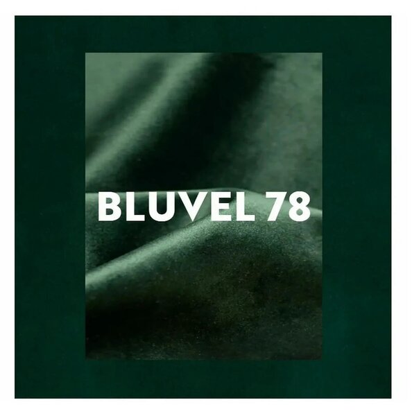 Fotoliu rabatabil OTUS, stofa catifelata verde - Bluvel 78, 66x92/144x