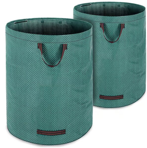 Sac pentru deșeuri de grădină GARDEN, set 2 piese, 67x77cm, verde Gardebruk