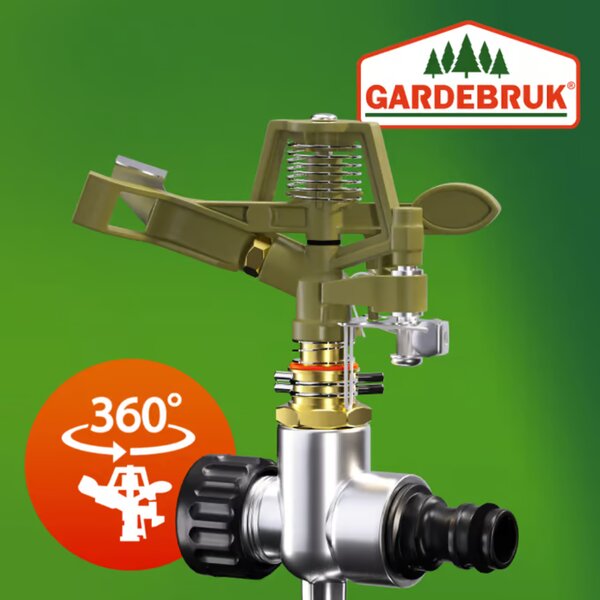 Aspersor pentru gazon SVEN cu țăruș, 29cm Gardebruk