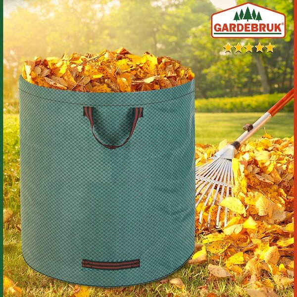 Sac pentru deșeuri de grădină GARDEN, set 2 piese, 67x77cm, verde Gardebruk