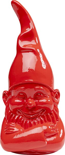 Figurina decorativa Gnome rosu 21cm